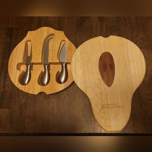 Harry & David Cheese Kinife Block Set Hannukah Chanukah Christmas Holidays